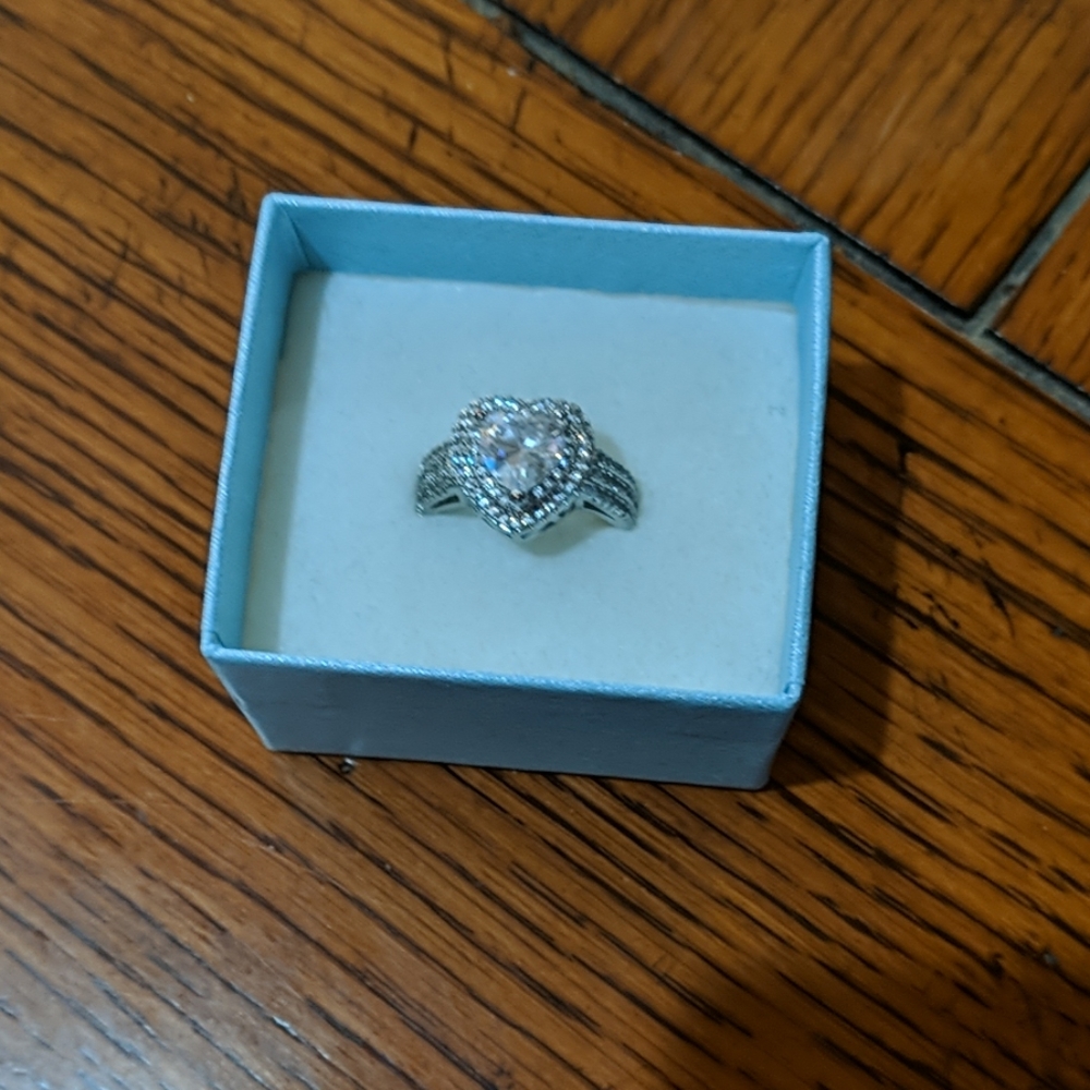 Swarovski White Topaz s925 ring